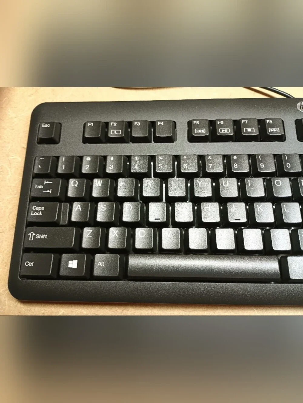 HP Black Wired Kelyboard with Numeric Keypad and Media Keys new in box
